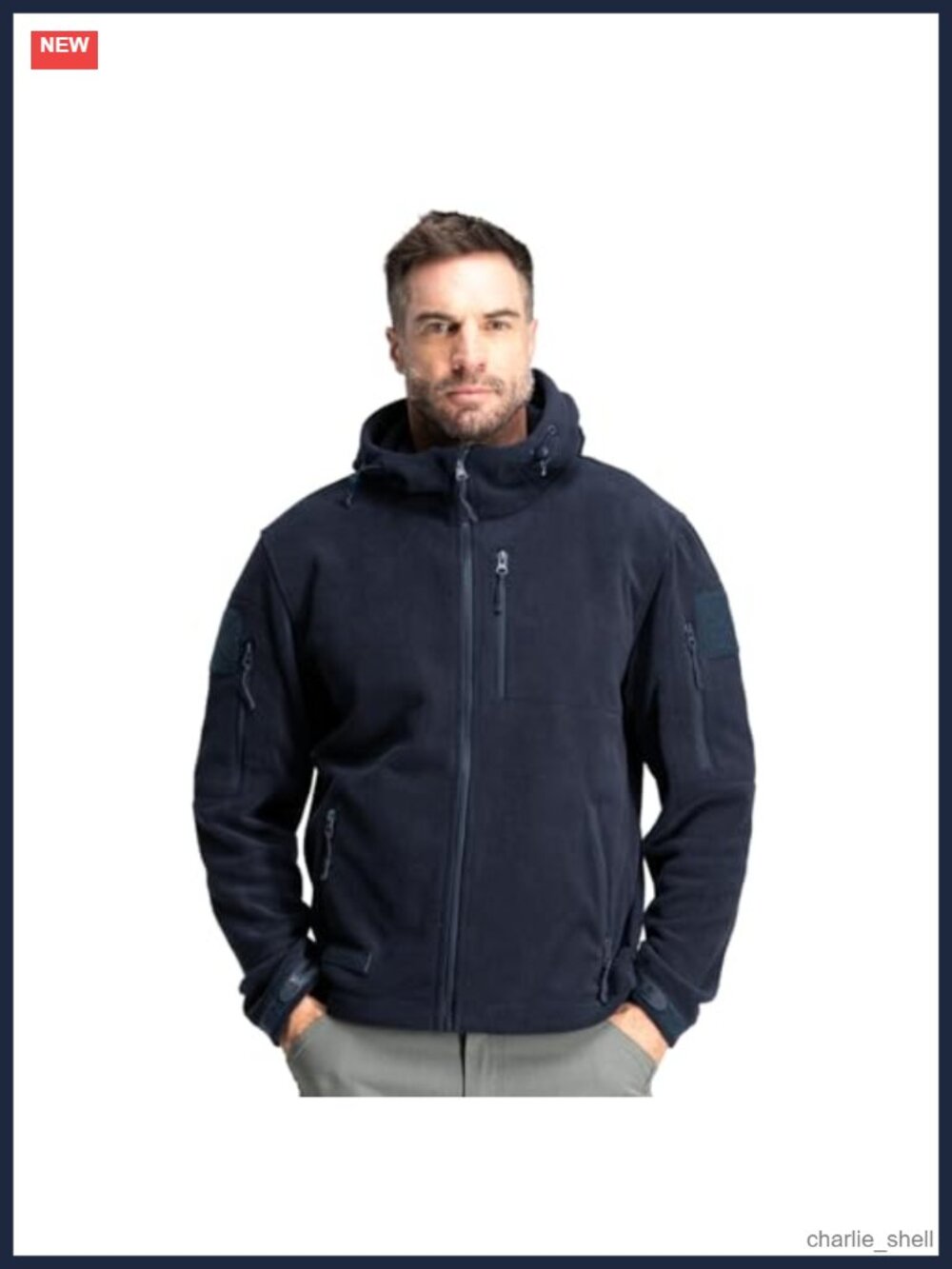 Tactical Hoodie Jacket Military Fleece Sweater Cold Weather Men